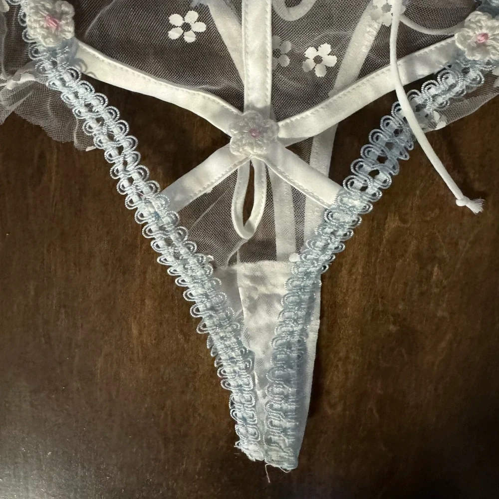 NWOT FOR LOVE & LEMONS THONG BODYSUIT LINGERIE XXS NO FLAWS - Picture 7 of 10